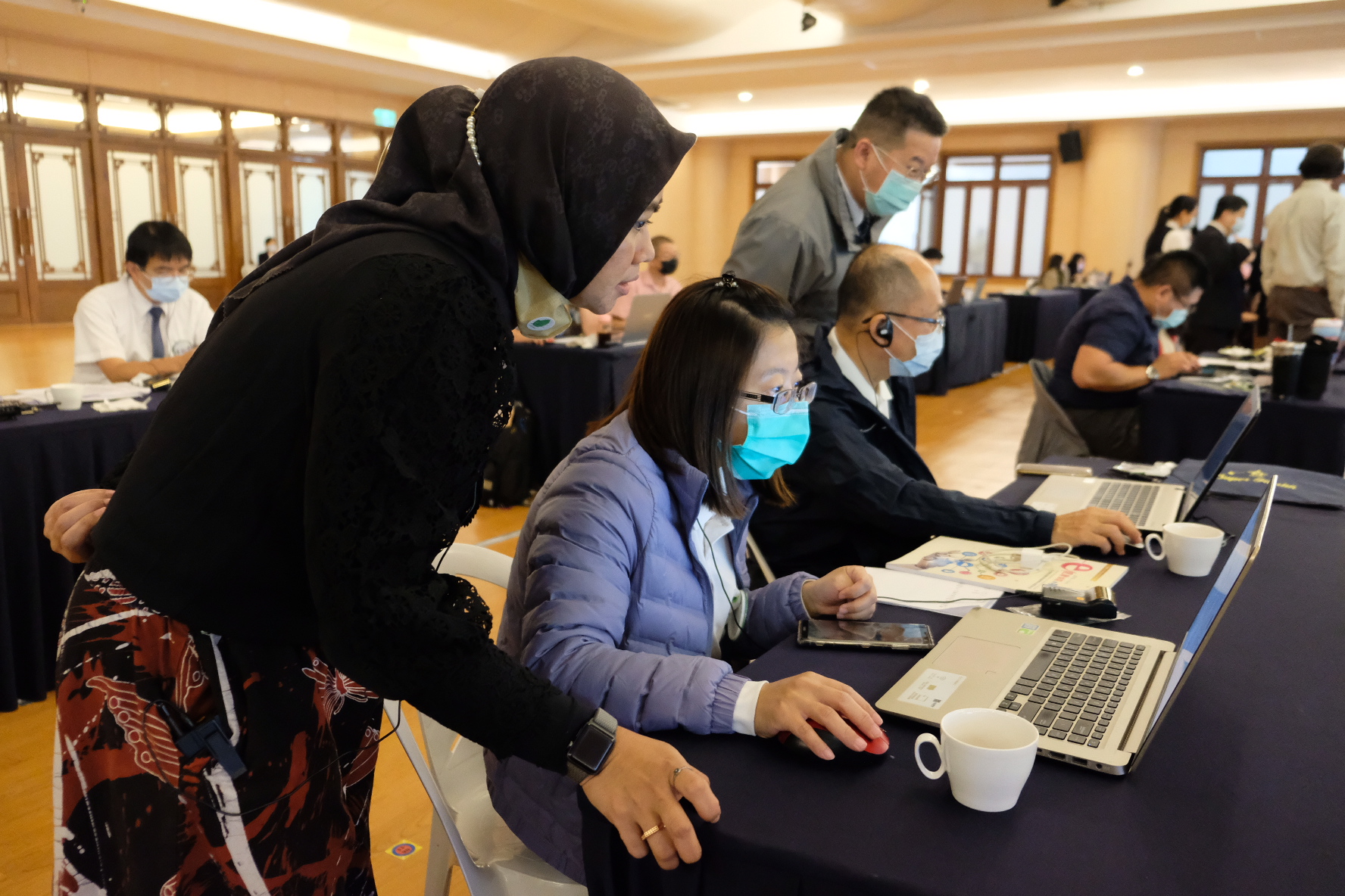 Dalin participants in Climate Impact Checkup Tool Training